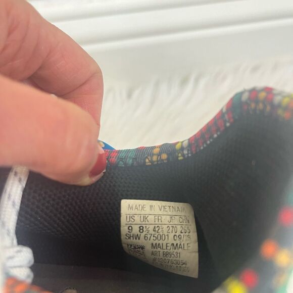 Adidas Pharrell Williams Solar Hu  NMD “Solar Pack MOTH3R” Sneakers size 9 - Picture 5 of 10